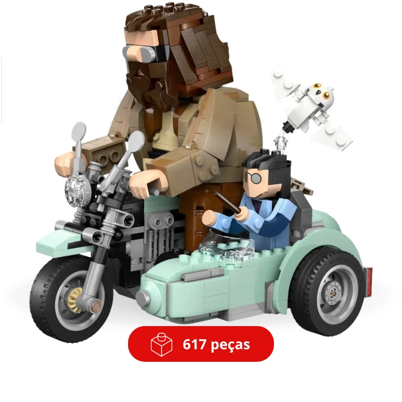 Moto de Hagrid e Harry - 617 peças
