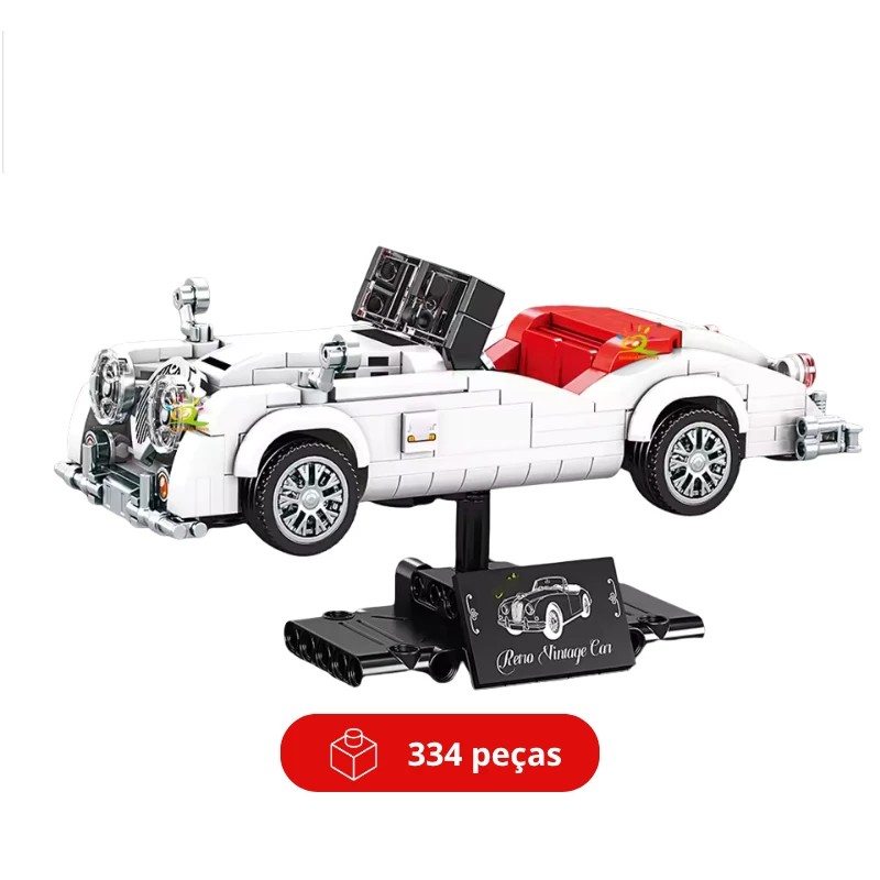 Jaguar XK140 Roadster Miniatura - 334 peças
