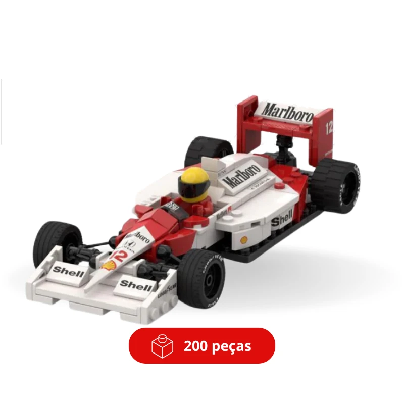 McLaren MP4/4 Miniatura - 200 peças