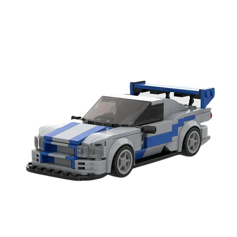 Nissan Skyline R34 Velozes e Furiosos Miniatura - 332 peças